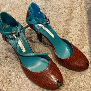 C. Label Brown heels